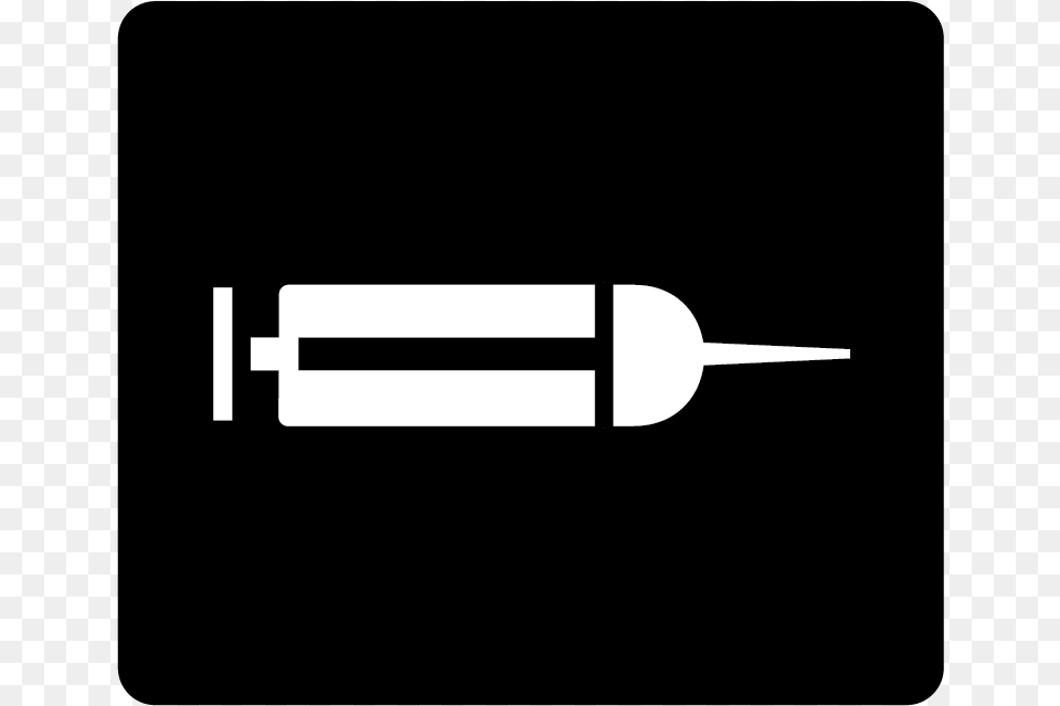 Medical Icons Black 08 Syringe, Cutlery, Fork, Weapon, Stencil Free Png