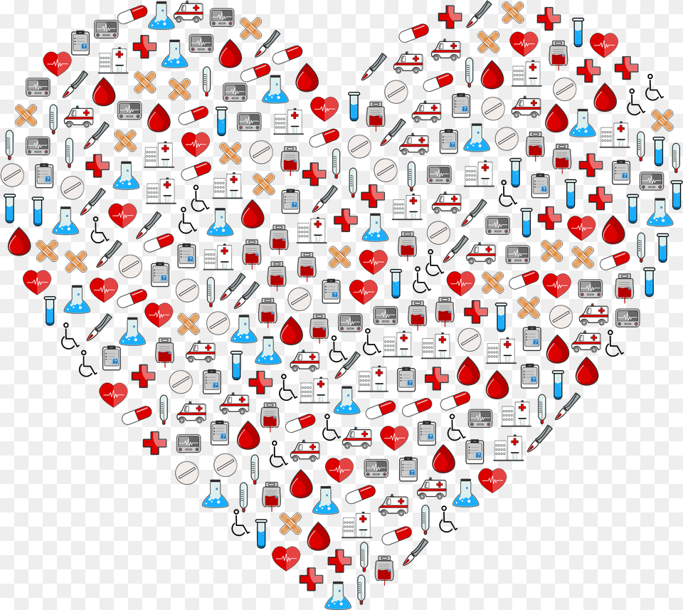Medical Icons Heart Transparent Icon Medical Free Svg, Art, Collage, Blackboard Png