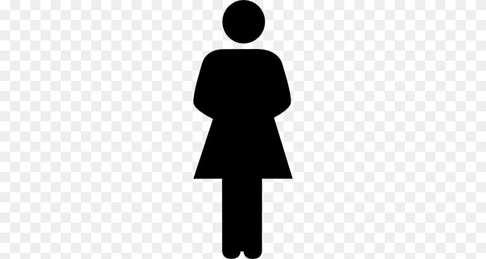 Medical Icons Person Standing Woman Silhouette People, Gray Free Transparent Png