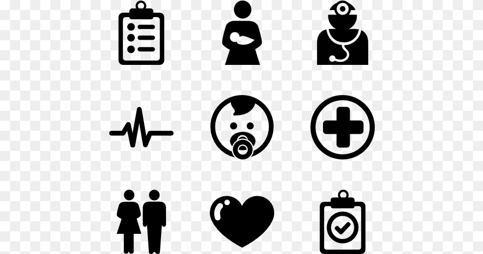 Medical Icons Physiotherapy Vector, Gray Free Png