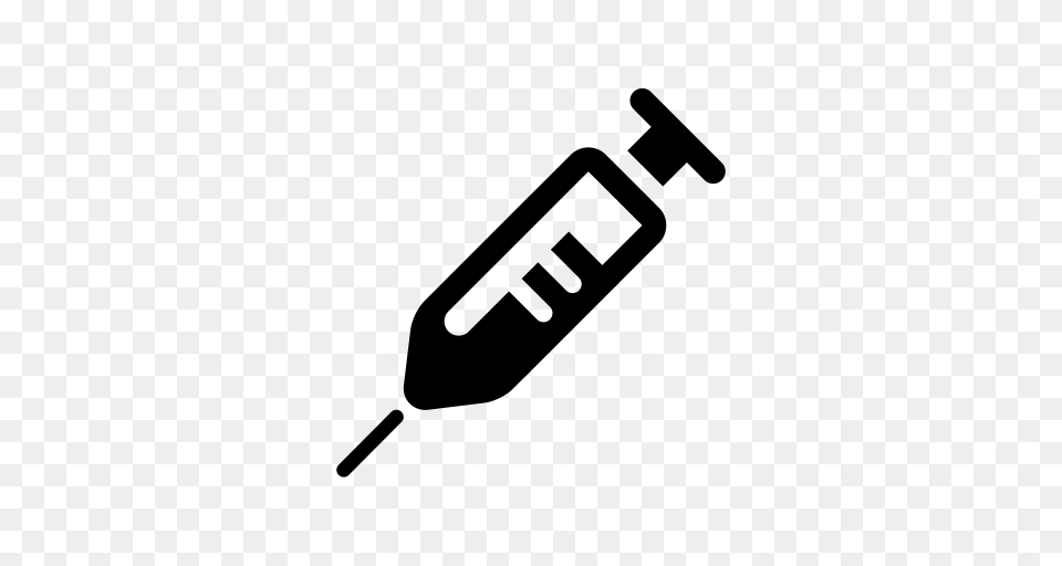 Medical Injection Injection Medical Icon With And Vector, Gray Free Png Download