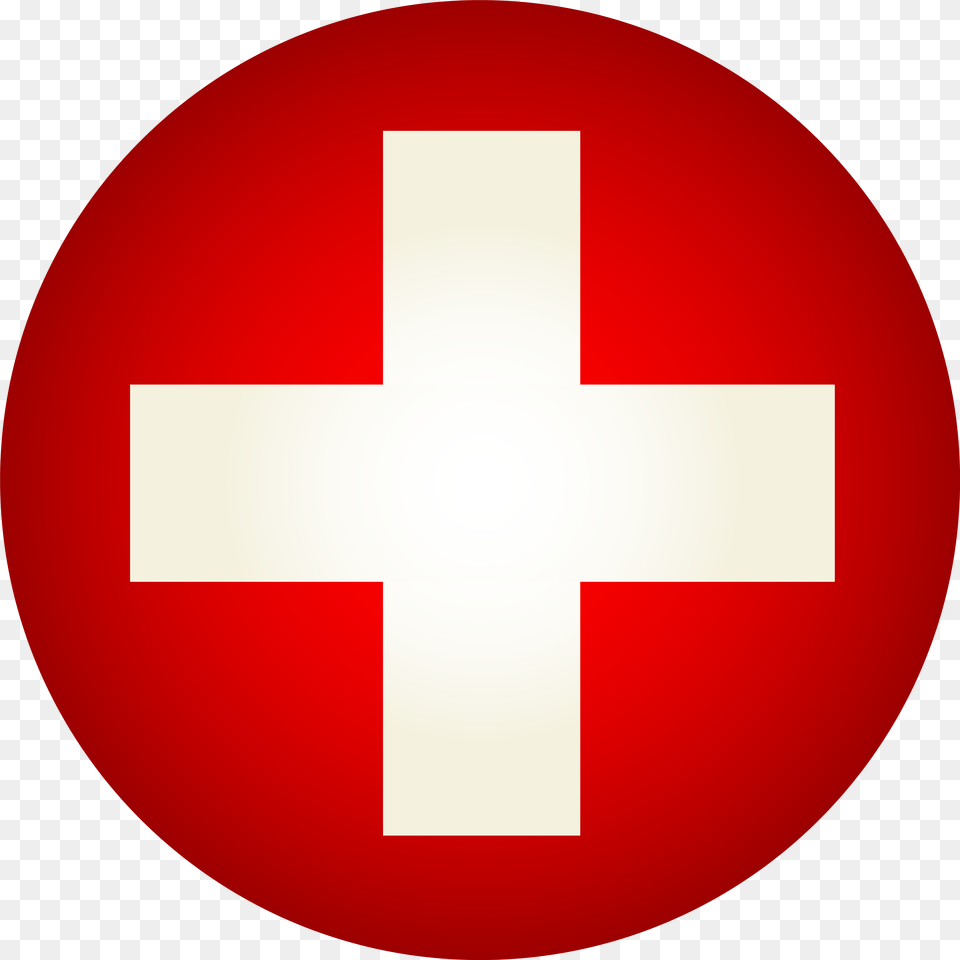 Medical Logo Red And White Clip Art Circle, First Aid, Symbol, Red Cross Free Transparent Png