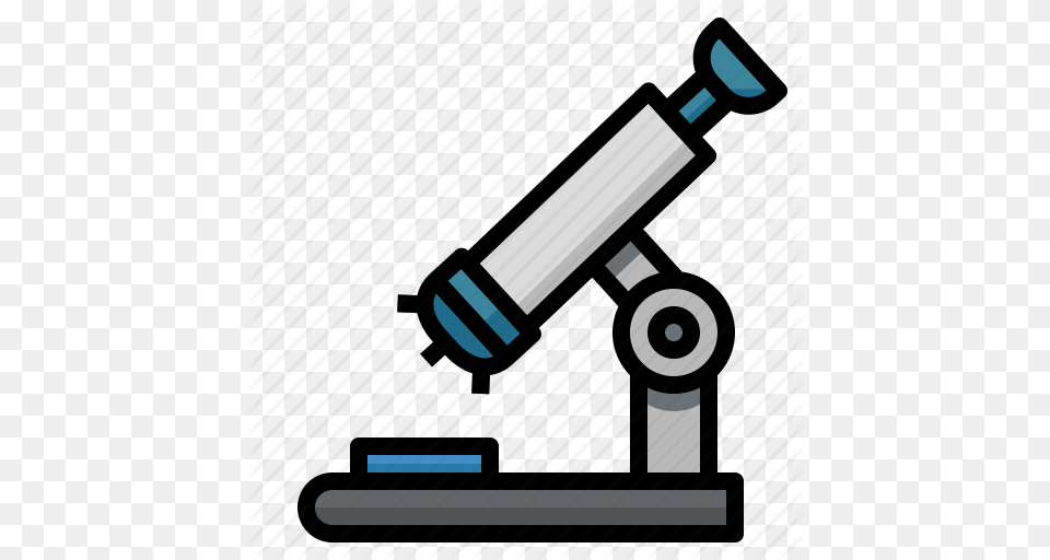 Medical Microscope Observation Science Scientific Tools Icon, Telescope Free Png