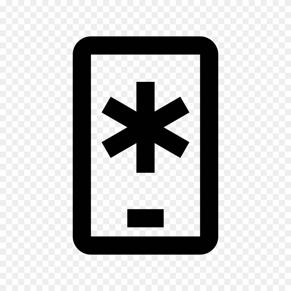 Medical Mobile App Icon, Gray Png Image