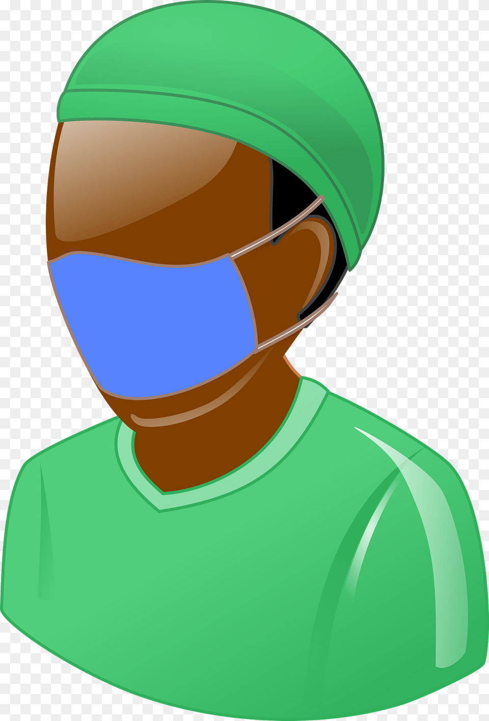 Medical Person In Face Mask Clipart, Cap, Clothing, Hat, Bathing Cap Png