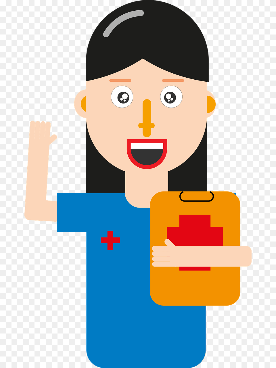 Medical Service Staff Nurse Doctor Hospital Health Cartoon, Face, Head, Person, First Aid Png