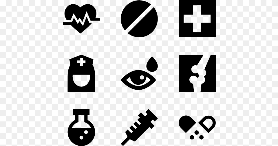 Medical Services Fill Website Icon, Gray Free Png