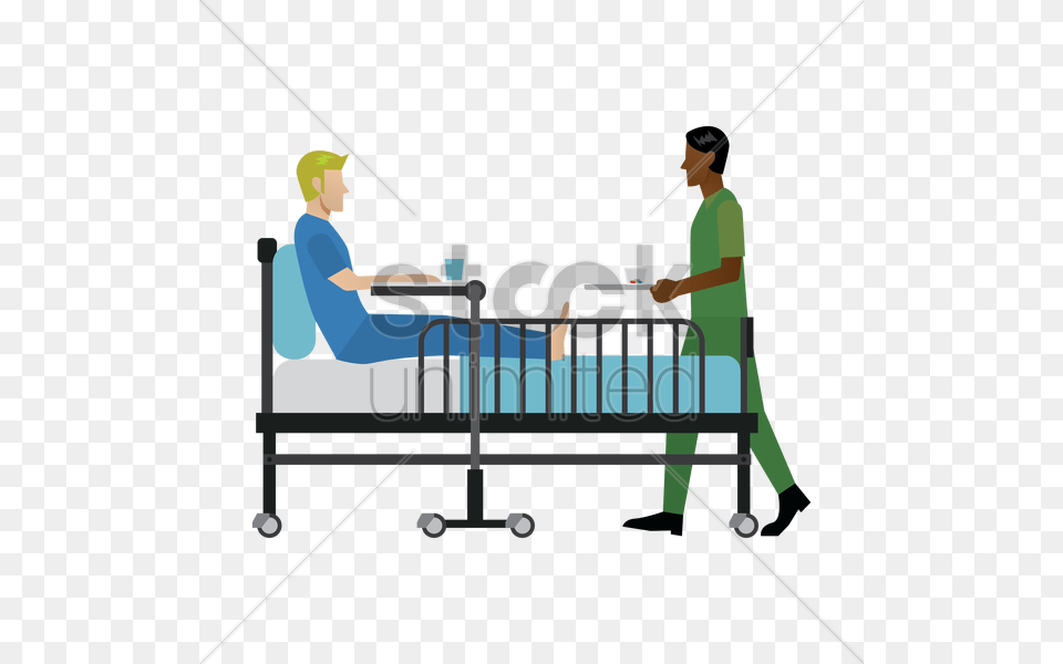 Medical Staff Attending To Patient Vector Image, Architecture, Building, Hospital, Furniture Free Png Download