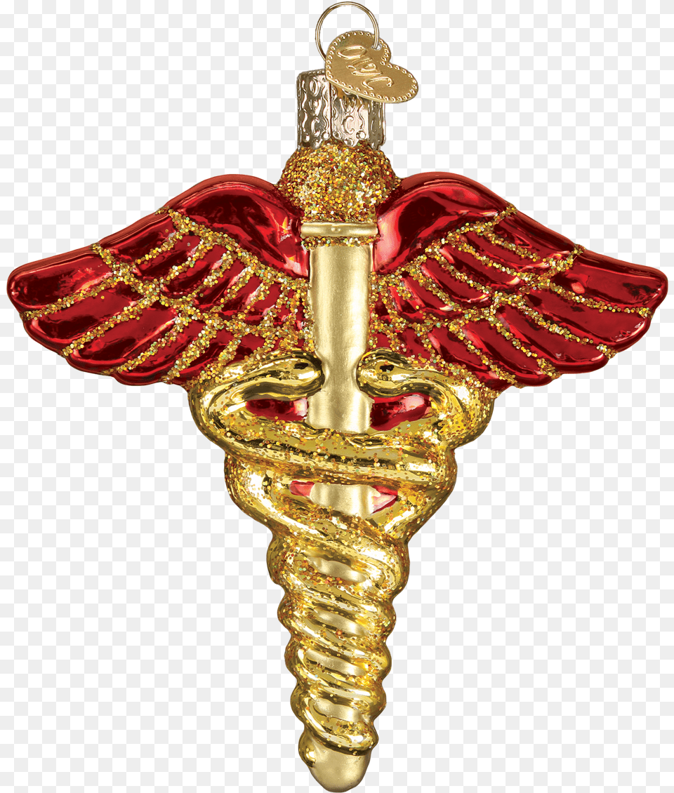 Medical Symbol Christmas Ornament, Accessories, Jewelry, Gold, Bride Free Png Download