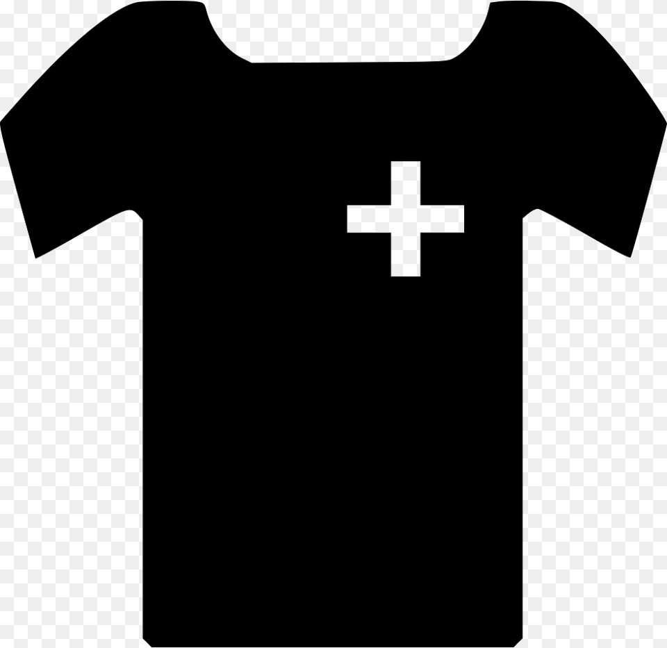 Medical Tshirt Cloth Provider Staff Nurse Male Comments Cross, Clothing, T-shirt, Symbol Free Png