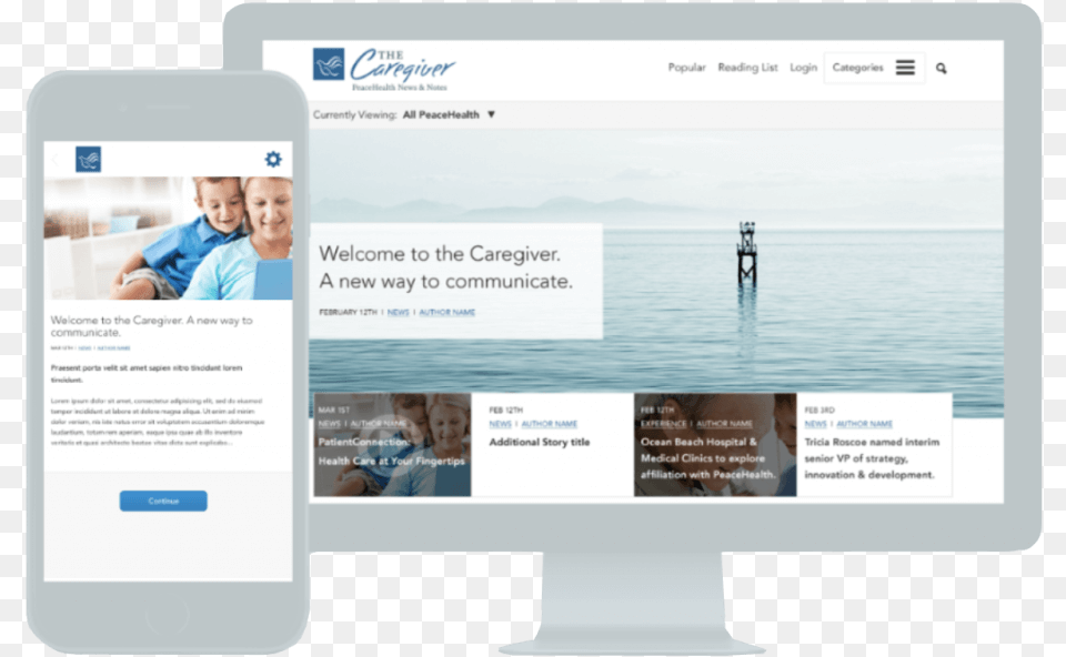 Medical Web Design For Peacehealth Medical Website Design, Boy, Child, Person, Male Free Png Download