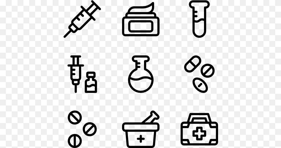 Medicaments Transparent Background Travel Icons, Gray Free Png