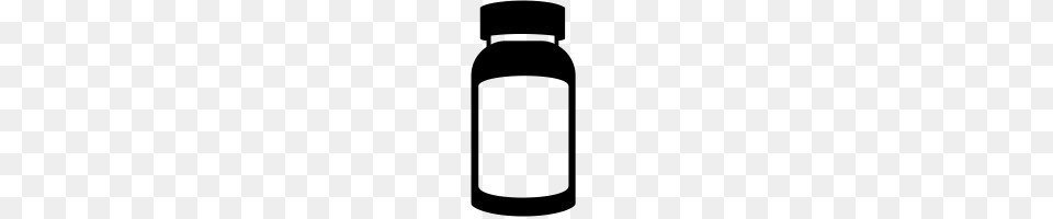 Medication Bottle Gray Png Image