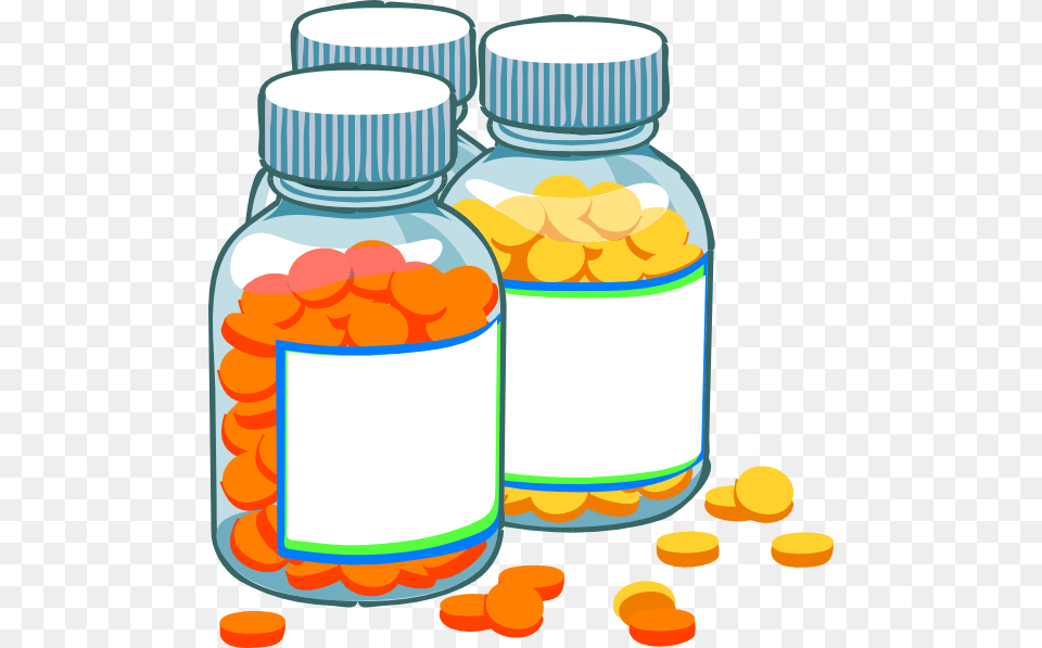 Medication Clipart, Bottle, Pill, Shaker Free Transparent Png