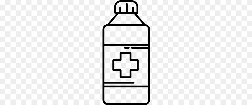 Medicine Bottle Vector Pharmaceutical Drug, Gray Png