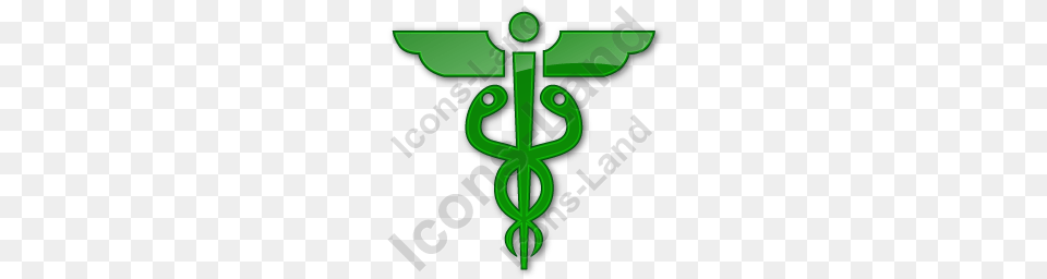 Medicine Caduceus Plain Green Icon Pngico Icons, Symbol, Dynamite, Weapon Free Png Download