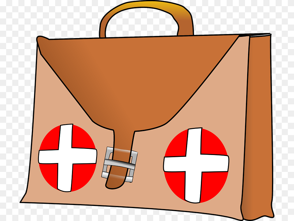 Medicine Clipart Kit, Accessories, Bag, Handbag, First Aid Png