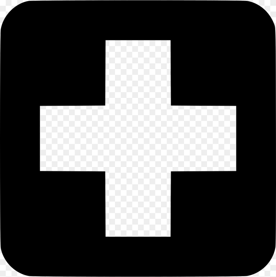 Medicine Cross Hospital Clinic Healthcare Icon Symbol, First Aid Free Png Download