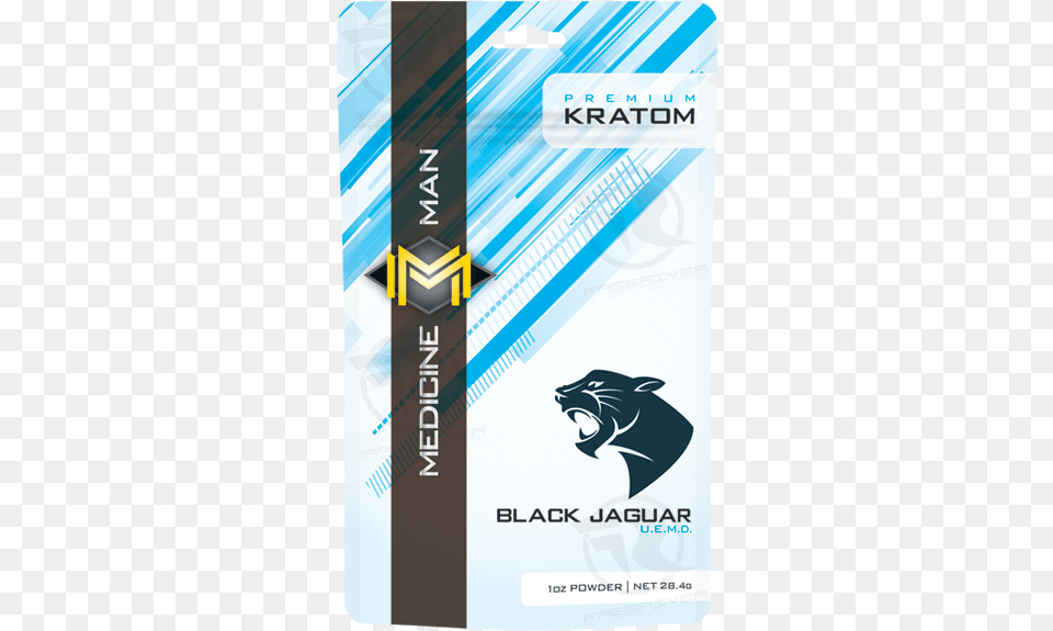 Medicine Man Black Jaguar Ultra Enhanced 30x Kratom, Text Free Transparent Png