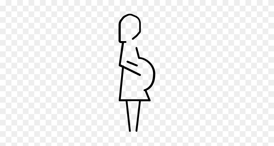 Medicine Pregnant Women Icon With And Vector Format For, Gray Free Png