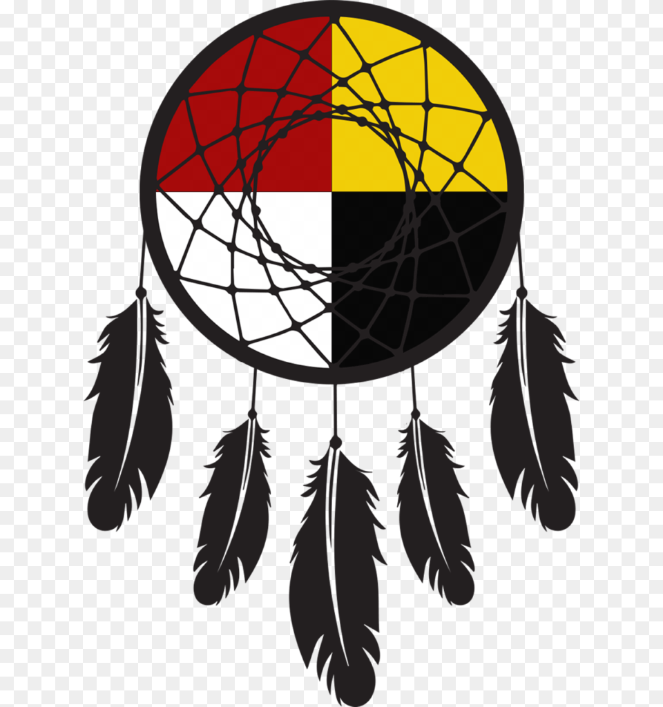 Medicine Wheel Logo Dreamcatcher Clipart Black And White, Art, Person Png Image