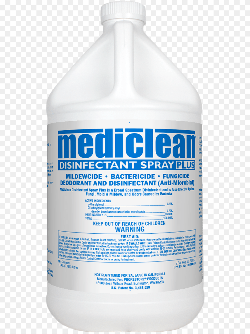 Mediclean Disinfectant Spray Plus, Bottle, Alcohol, Beer, Beverage Free Transparent Png
