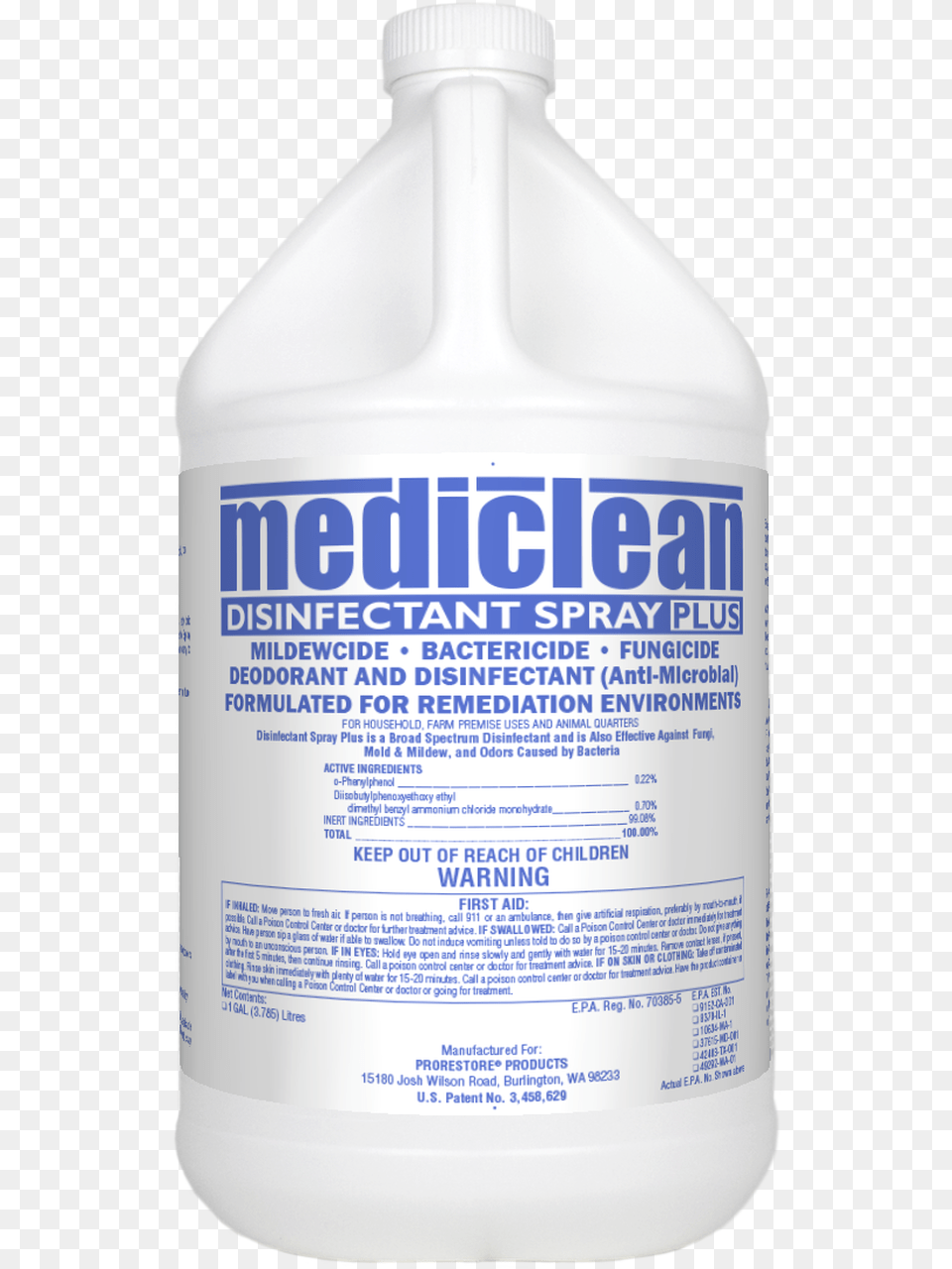 Mediclean Disinfectant Spray Plus Mediclean, Bottle, Can, Tin Free Png Download