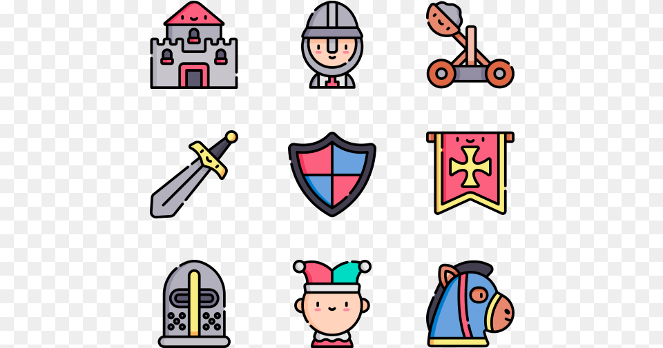 Medieval Baby Shower Baby Icon, Person, Blade, Dagger, Face Free Transparent Png