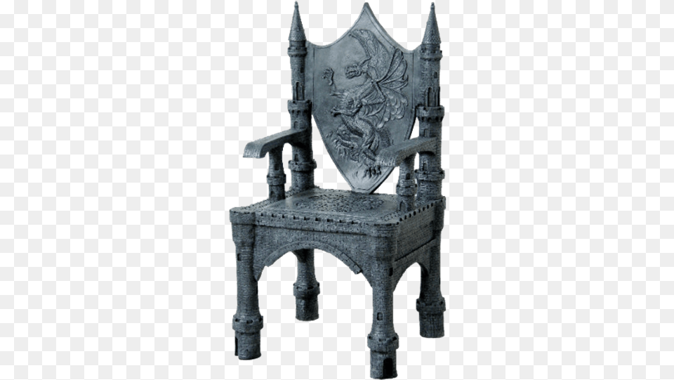 Medieval Chair, Furniture, Throne Png