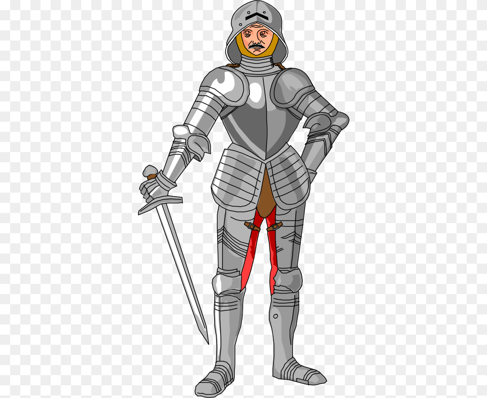 Medieval Clipart Knight Armor Knight Middle Ages Cartoon, Adult, Person, Man, Male Free Transparent Png