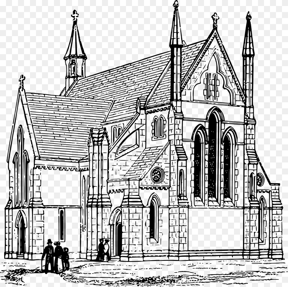 Medieval Clipart Parish, Gray Free Png