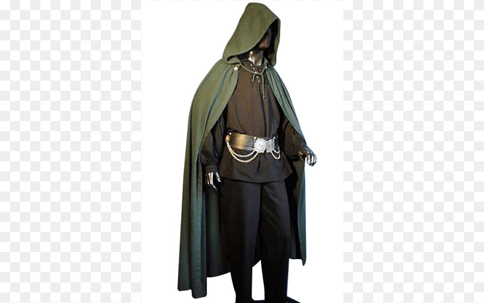 Medieval Cloak Ideal For Larp Sca And Costume Medieval Man Cloak Costume, Fashion, Clothing, Person, Coat Free Png