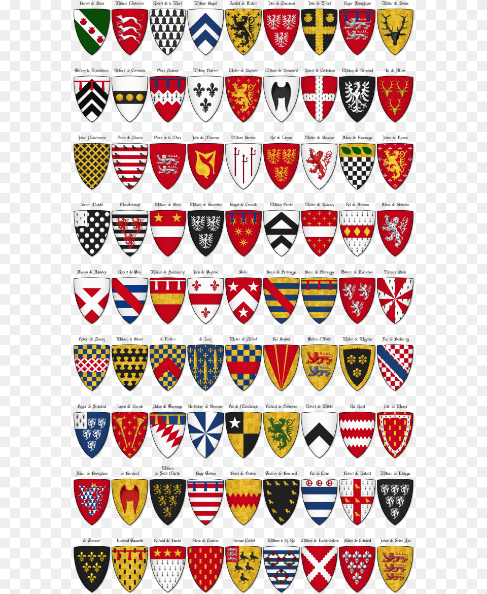 Medieval English Coat Of Arms, Armor, Shield Free Png Download