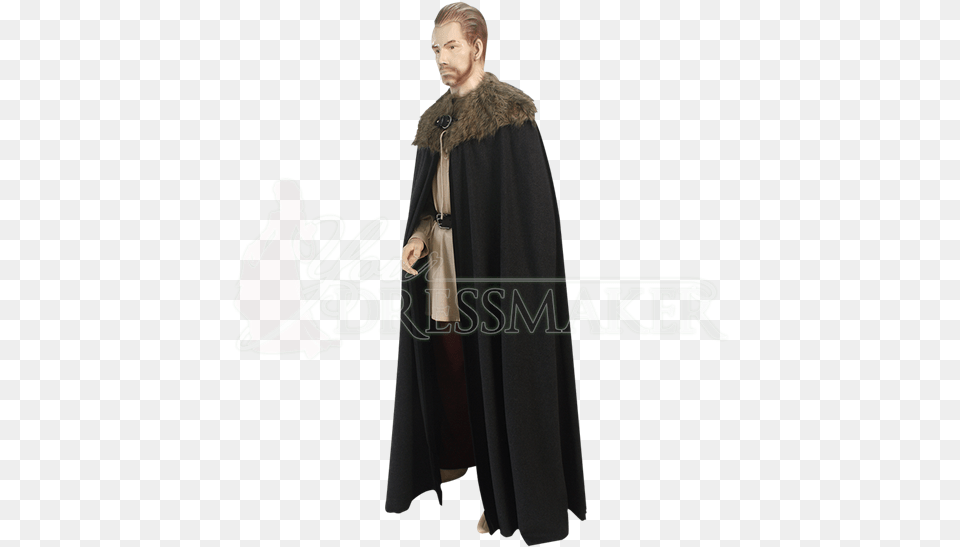 Medieval Fur Collar Cloak Cloak With Fur Collar, Adult, Person, Female, Fashion Png Image
