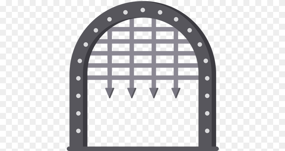 Medieval Gate Icon Of Flat Style Premier League All Stars, Arch, Architecture Png