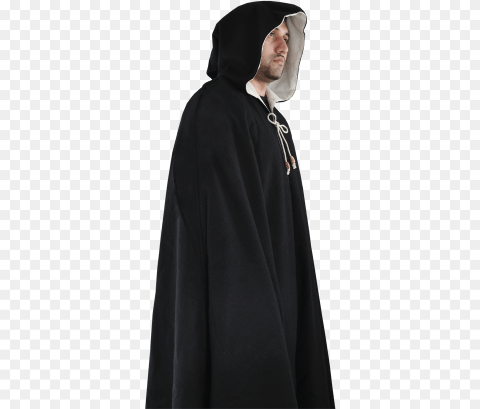 Medieval Hooded Cloak Cloak, Fashion, Clothing, Coat Free Png