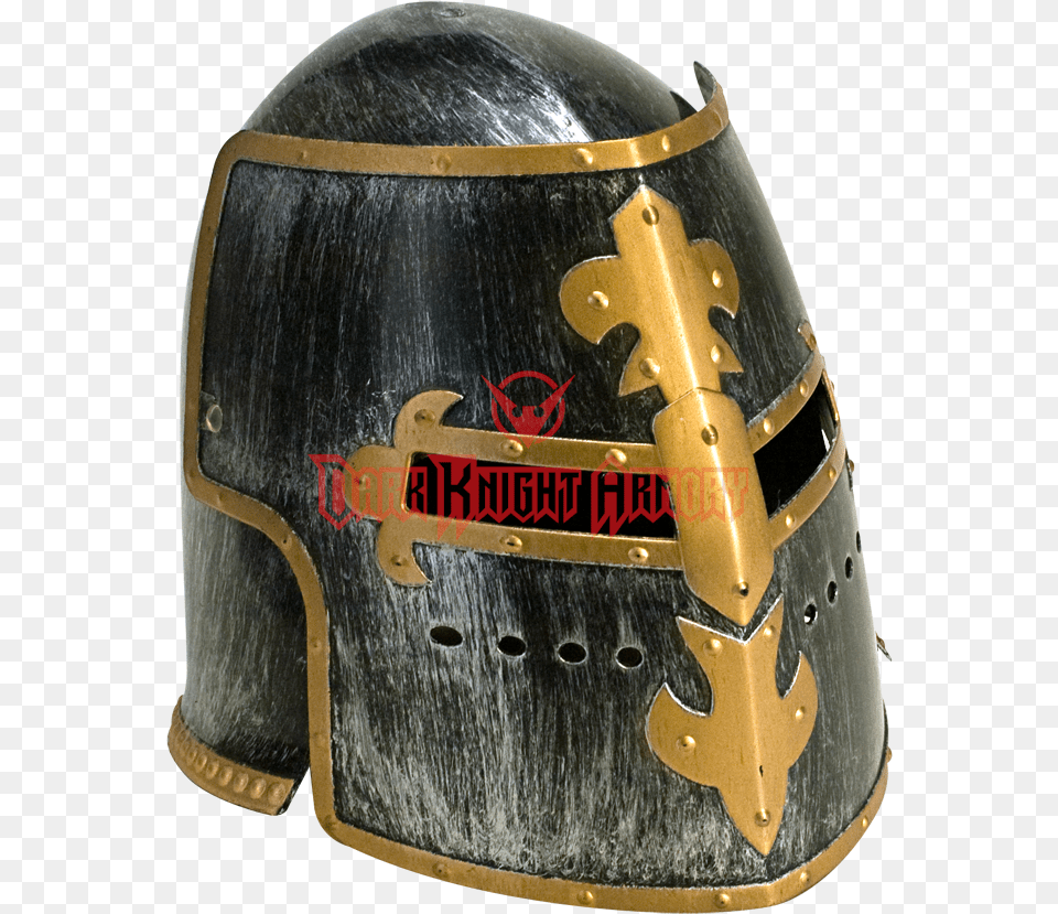 Medieval Knight Helmet Helmet, Crash Helmet, American Football, Football, Person Free Transparent Png