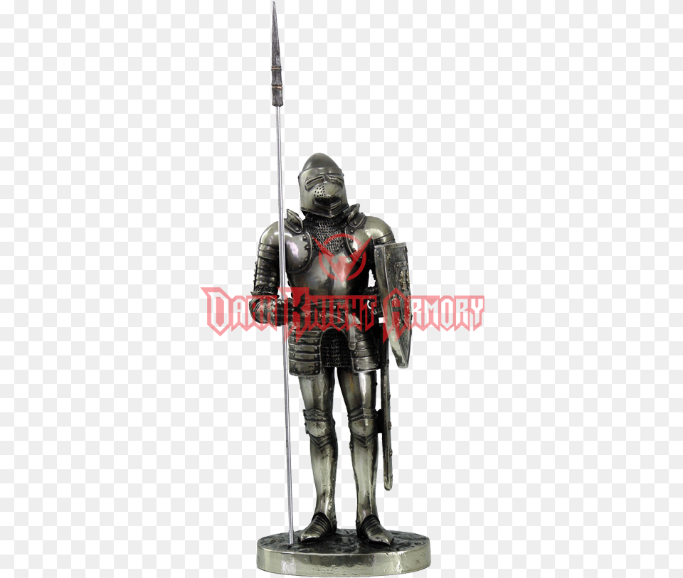 Medieval Knight Spearman With Shield Statue Medieval Knights With Spears, Adult, Armor, Male, Man Free Png