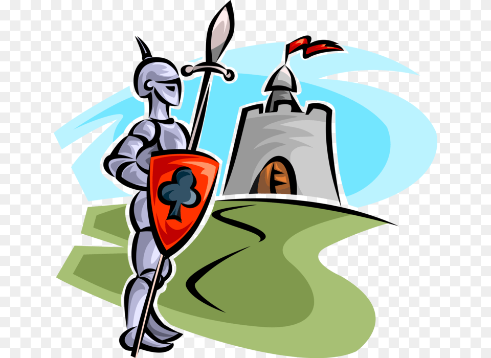 Medieval Knight With Spear And Shield, Person, Face, Head Png Image