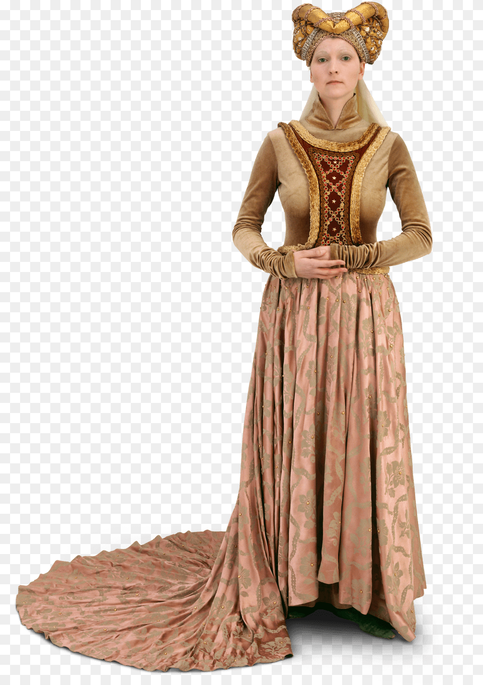 Medieval Lady Of The Castle, Clothing, Costume, Dress, Person Png Image