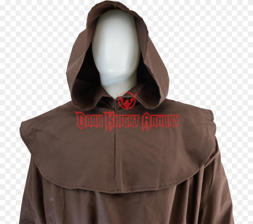 Medieval Monk Robe With Hood Medieval Monk Hood, Clothing, Fashion, Hoodie, Knitwear Png