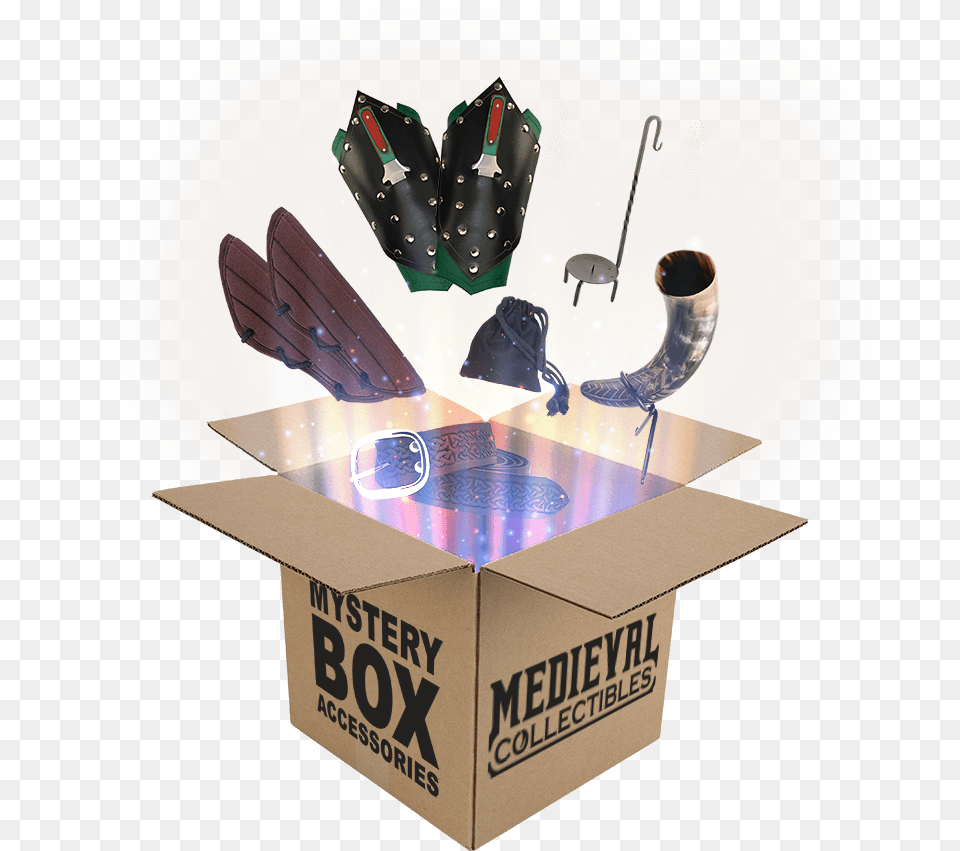 Medieval Mystery Box Women Mystery Box, Clothing, Glove, Cardboard, Carton Free Transparent Png