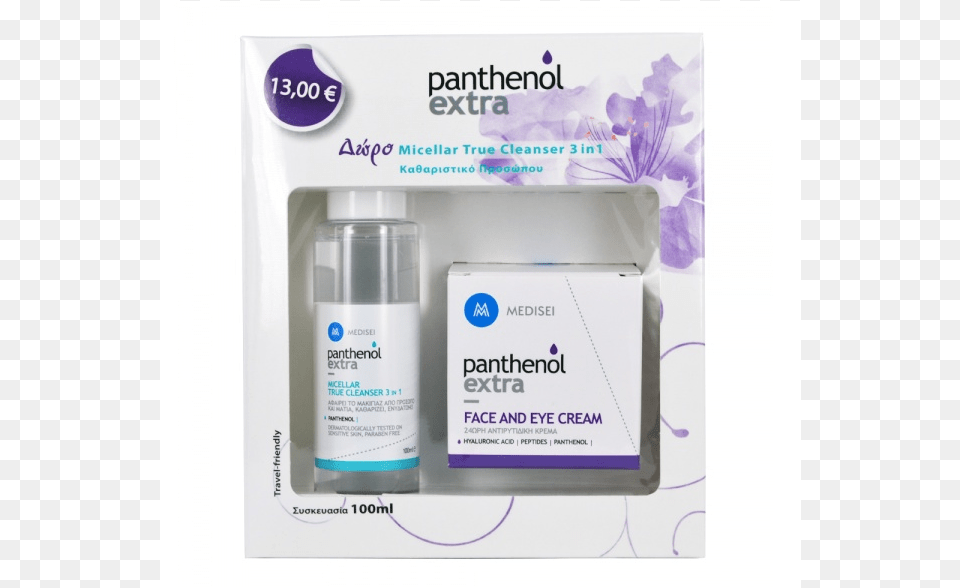 Medisei Panthenol Extra Face And Eye Cream 50ml Gift, Bottle, Cosmetics Png Image