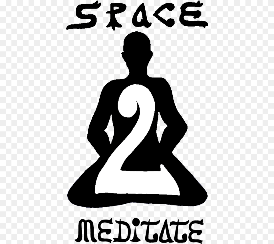 Meditate, Silhouette, Text, Symbol, Stencil Png