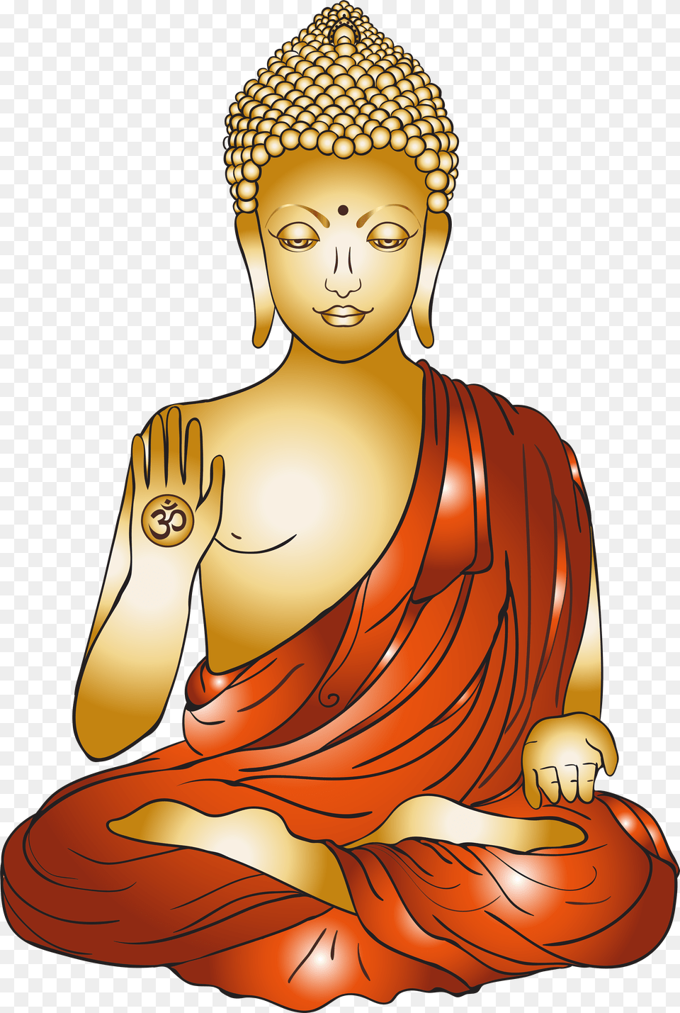 Meditating Clipart Of Buddha Free Png