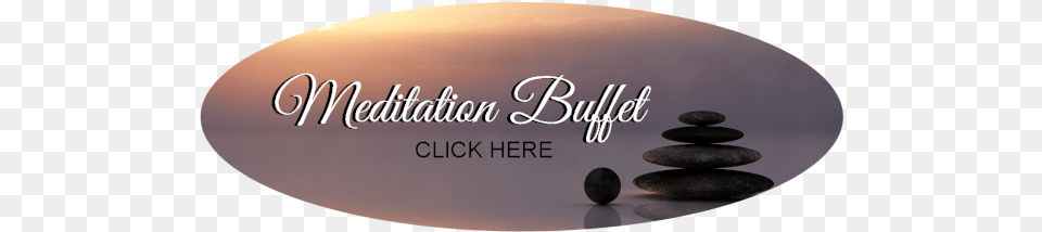 Meditation Buffet For Website Smaller Way Of Peace Book, Pebble, Rock, Disk Free Png Download