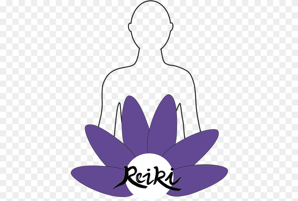 Meditation Clipart Reiki Reiki Dangers, Purple, Flower, Plant Free Png