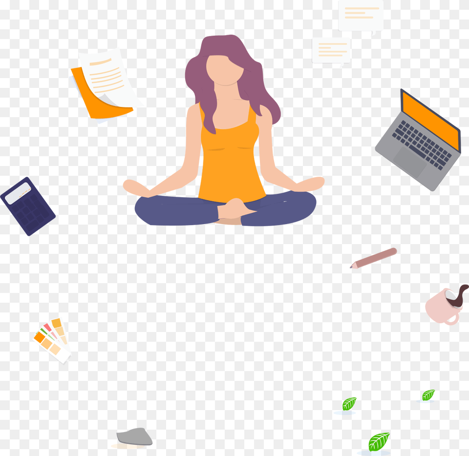 Meditation Gif, Person, Fitness, Sport, Working Out Free Png