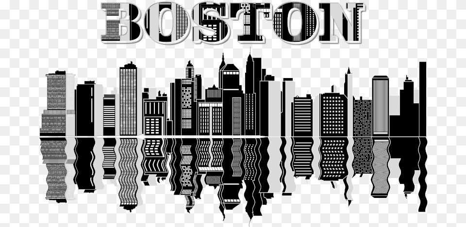 Medium Boston Skyline, City, Metropolis, Urban, Architecture Free Png Download