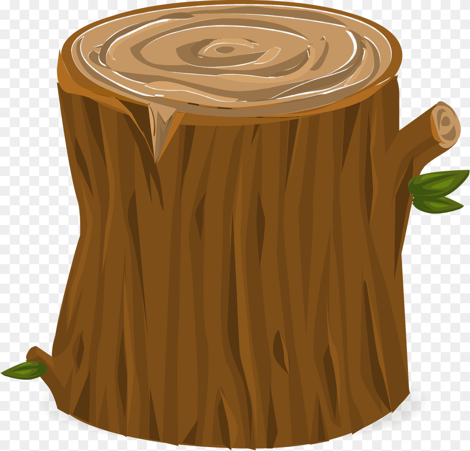 Medium Brown Stump Clipart, Plant, Tree, Tree Stump, Tree Trunk Free Png